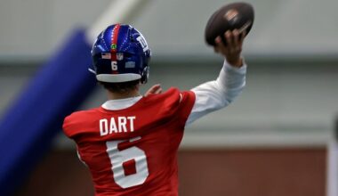 Good luck keeping impressive rookie QB Jaxson Dart on the Giants' bench