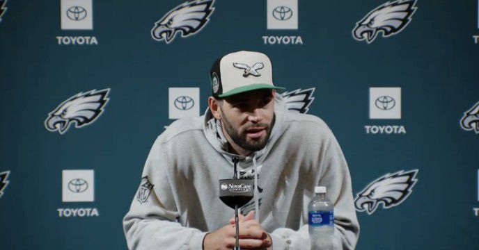 Dallas Goedert says he’s “super stoked to be back” with the Eagles