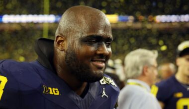 Eagles’ Myles Hinton eager to follow in his father’s massive footsteps – NBC Sports Philadelphia