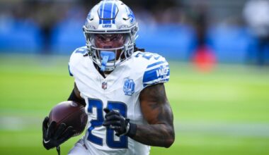 Jahmyr Gibbs - Fantasy Football, Rankings, Draft, Sleeper, DFS, Running Back