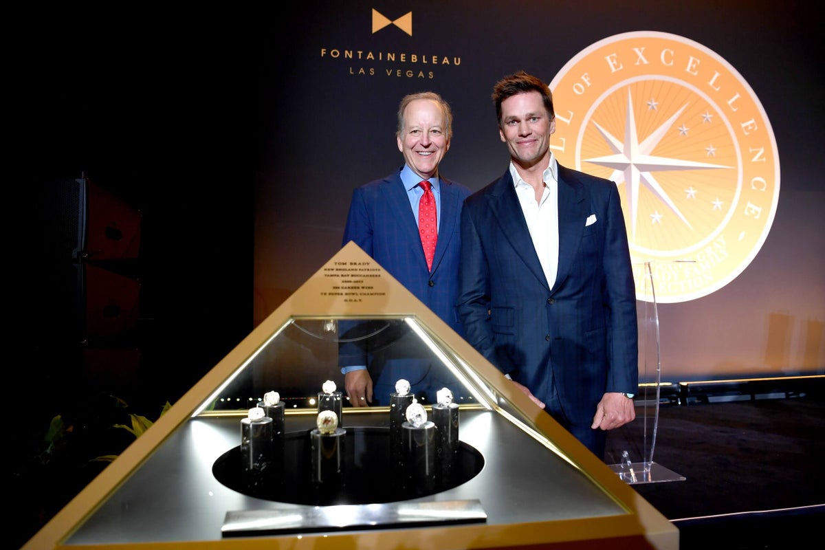 The historic items that will be displayed in Tom Brady and Jim Gray’s ‘Hall of Excellence’