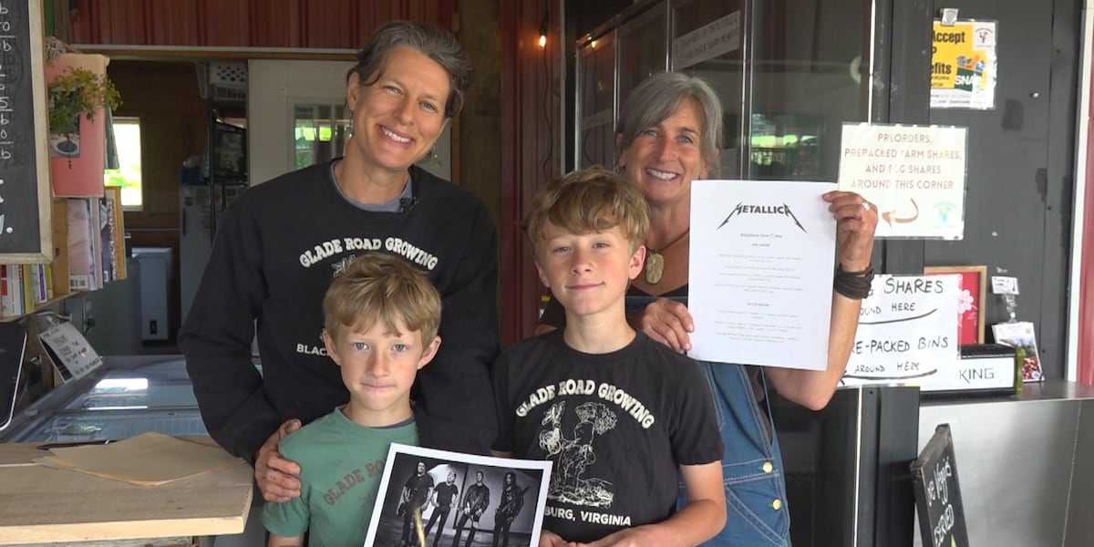 Local farm’s food fuels Metallica, has chef coming back for more