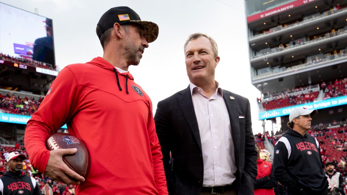 Why 49ers’ NFL draft picks eased Kyle Shanahan stress, per John Lynch – NBC Sports Bay Area & California