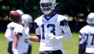 The WR race, playing time for rookies and more