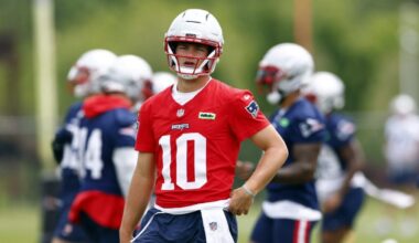 Examining Drake Maye’s demeanor and work ethic at Patriots OTAs – NBC Sports Boston