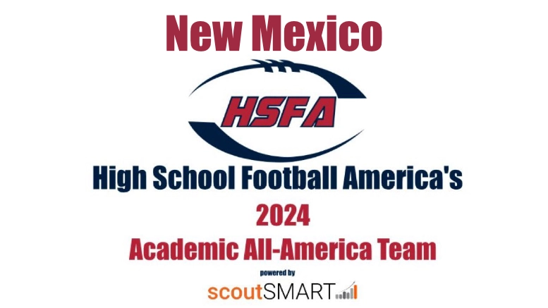 2024 High School Football America New Mexico Academic All-Americans