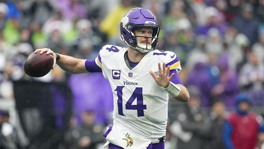 Seattle Seahawks Sam Darnold...