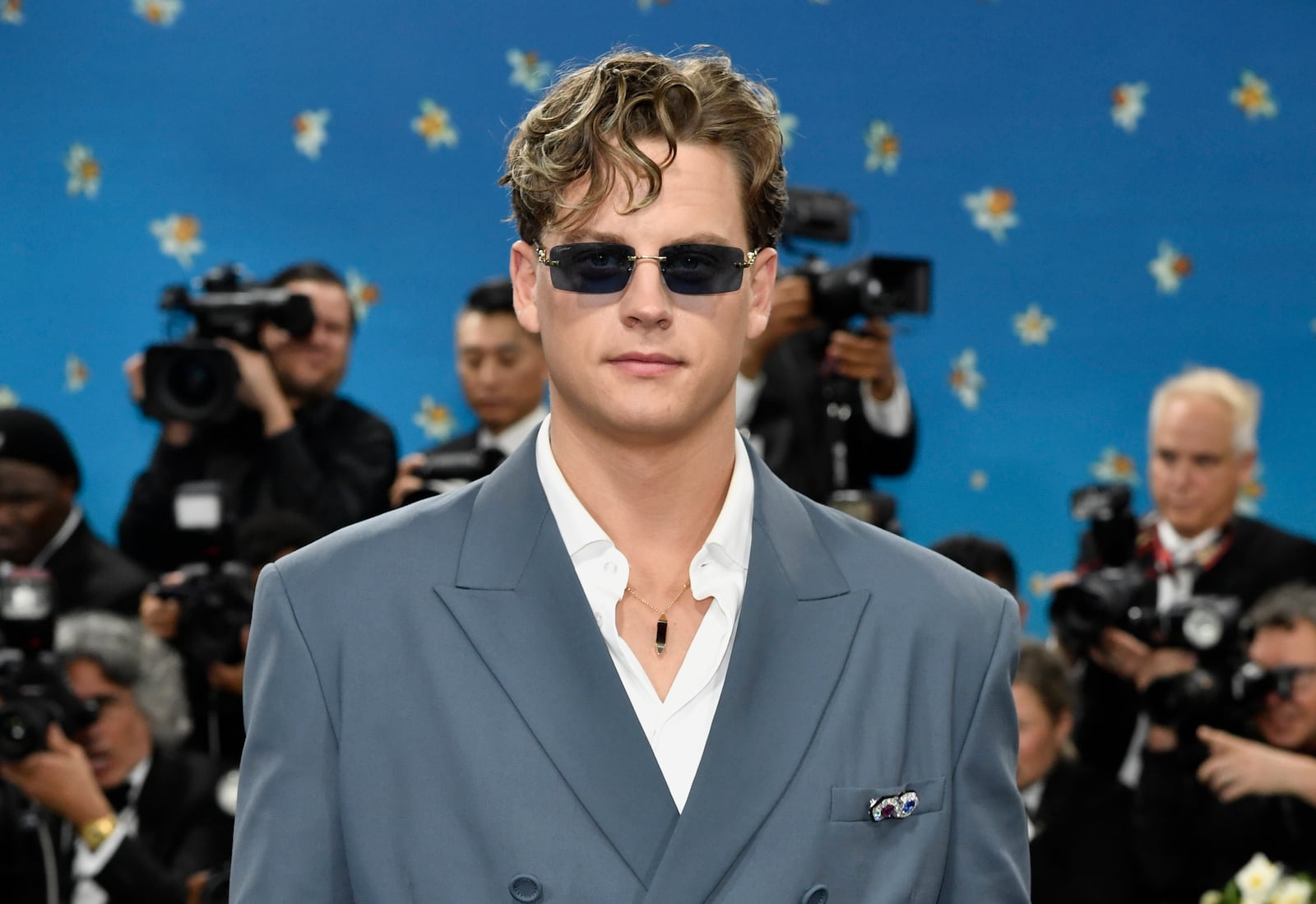 Joe Burrow attends The Metropolitan Museum of Art's Costume Institute benefit gala celebrating the opening of the "Superfine: Tailoring Black Style" exhibition on Monday, May 5, 2025, in New York. (Photo by Evan Agostini/Invision/AP)