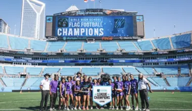 Palisades High wins second straight Carolina Panthers flag football championship