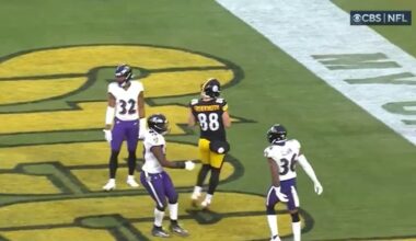 Pat Freiermuth Steelers Ravens