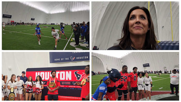 ‘Incredible to see the growth,’ Texans host girls flag football championships