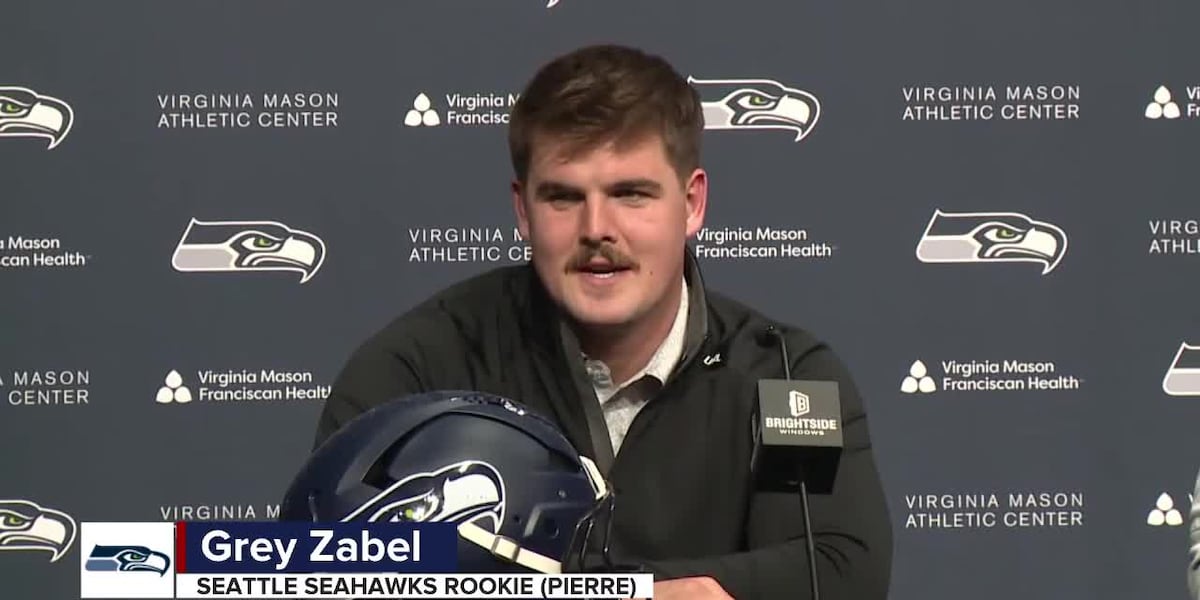Pierre’s Grey Zabel talks surreal experience being drafted by Seahawks