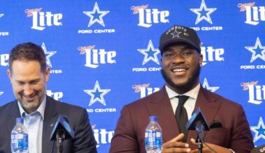Dallas Cowboys first-round pick Tyler Booker pays post-draft visit to Hutchins BBQ