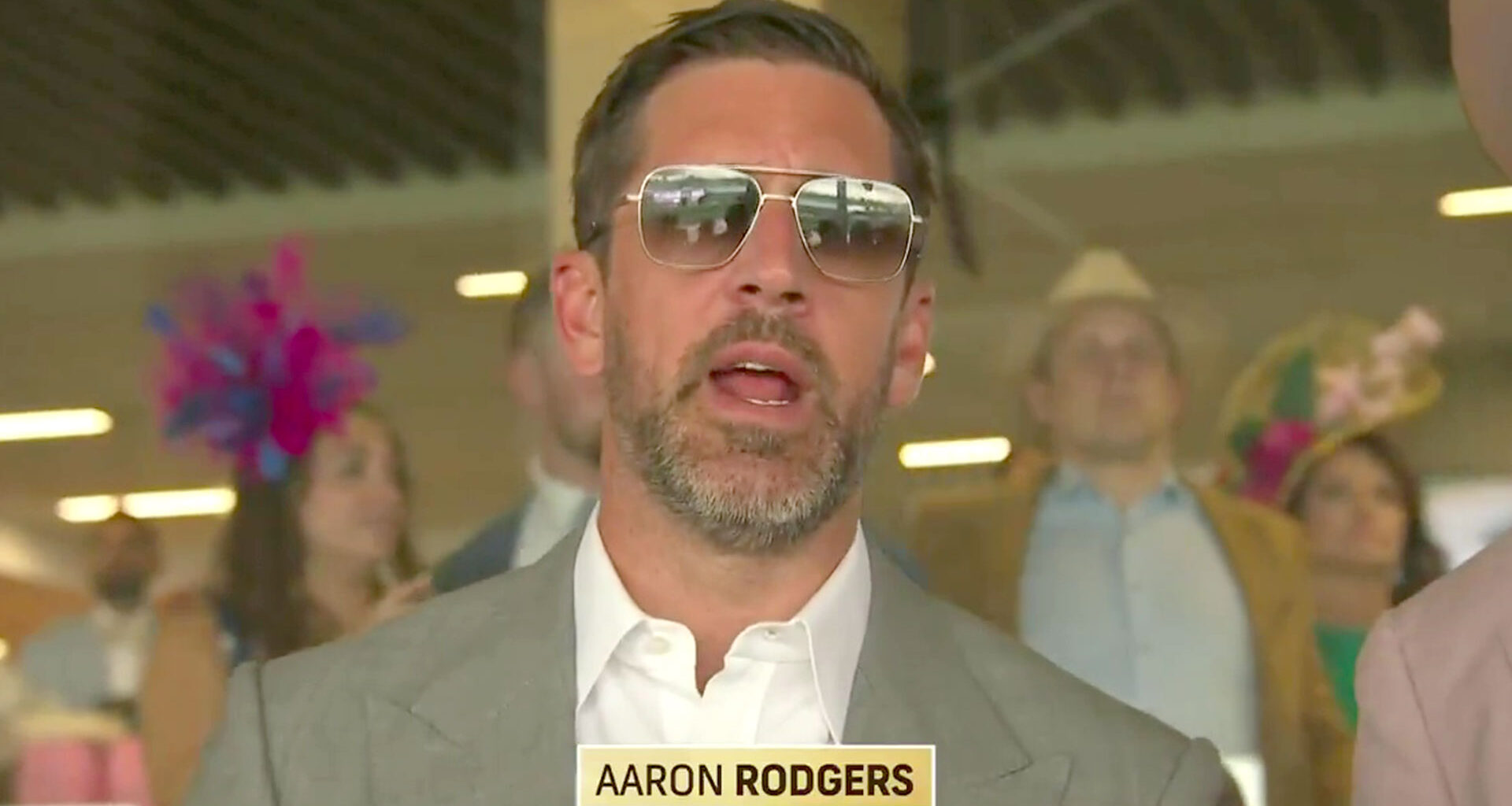 Aaron Rodgers captured by NBC cameras in rare public appearance as Pittsburgh Steelers await quarterback's decision