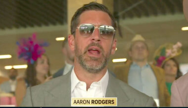 Aaron Rodgers captured by NBC cameras in rare public appearance as Pittsburgh Steelers await quarterback's decision