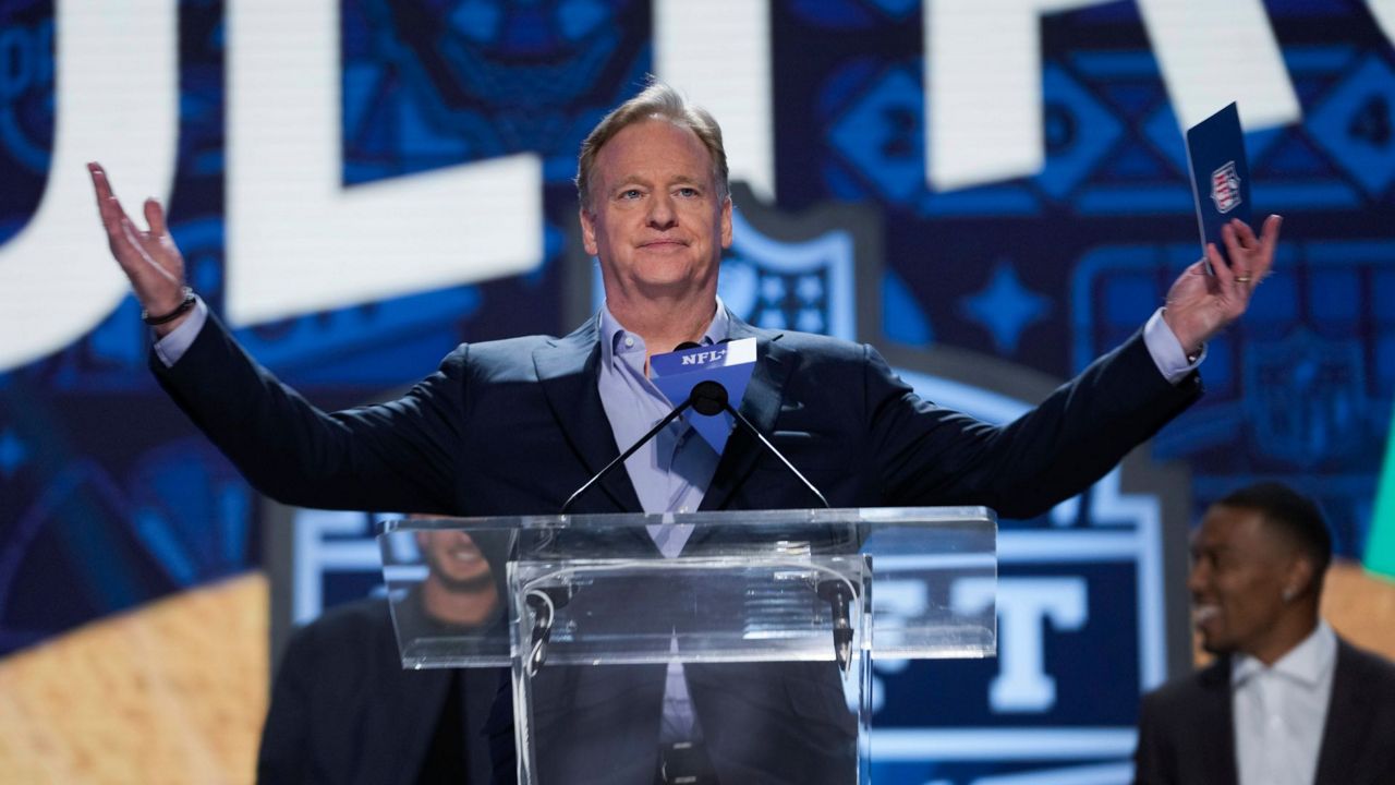 NFL commissioner Roger Goodell at the 2024 draft