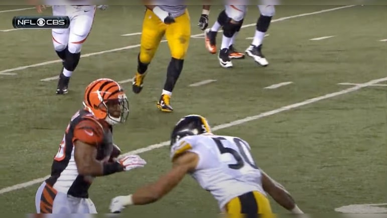 Ryan Shazier Gio Bernard hit