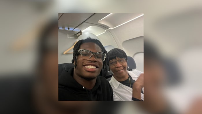 ‘Who am I sitting next to?’ Unsuspecting fan gets seated next to Travis Hunter on flight home from Denver