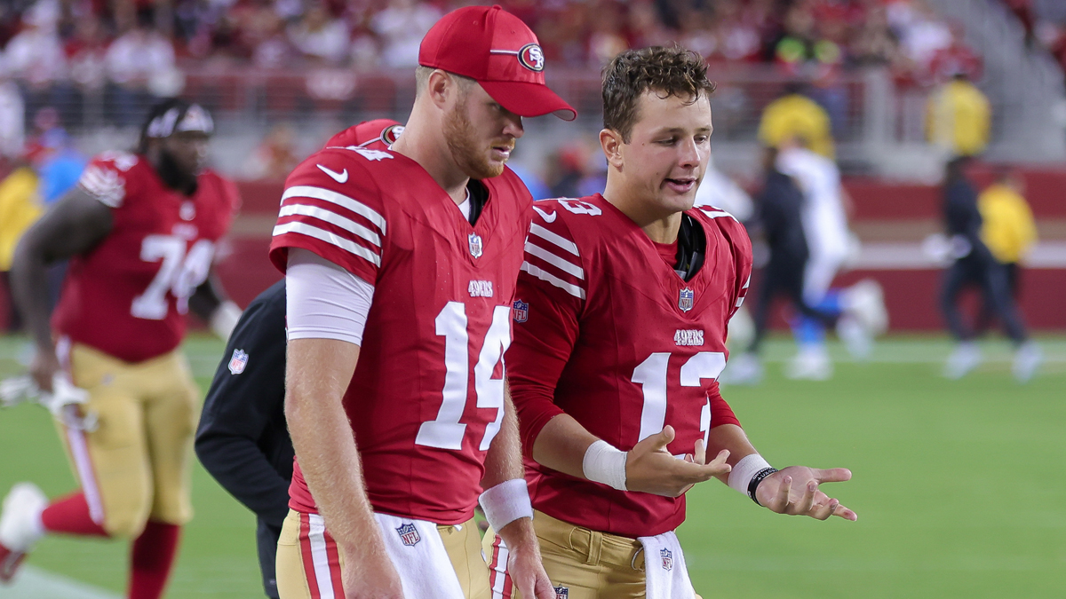 Sam Darnold credits Brock Purdy, 49ers for success in 2024 NFL season – NBC Sports Bay Area & California