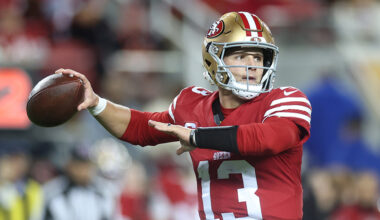 San Francisco 49ers Brock Purdy Detroit Lions December 2024...