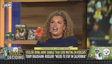 Joy Taylor knows Aaron Rodgers isn't on the Steelers