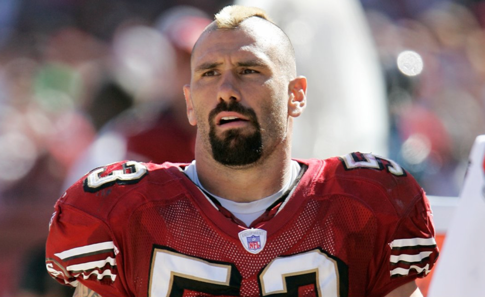 Ulbrich rocked the golden-blonde mohawk during his playing days with the San Francisco 49'ers