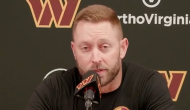 Kliff Kingsbury talks about upgrading the OL, Jayden Daniels bulking up, and managing egos
