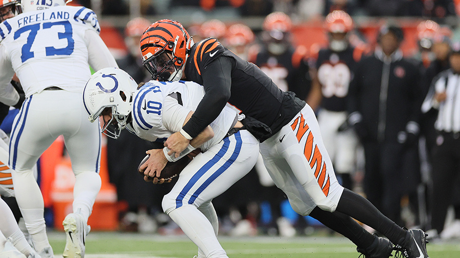Seattle Seahawks Cincinnati Bengals Trey Hendrickson sack Colts...