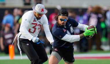 Seattle Seahawks Jaxon Smith-Njigba NFL flag football Pro Bowl 2025...