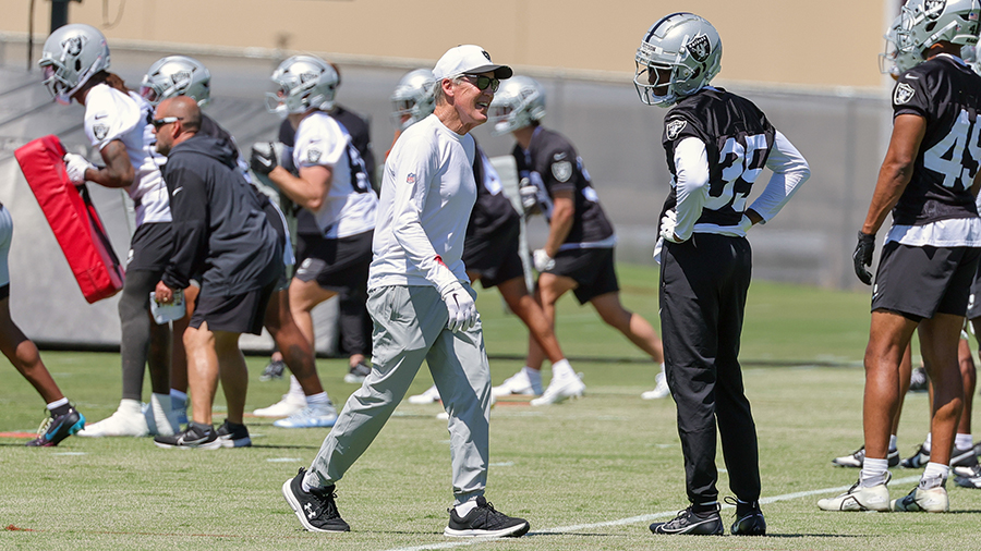 Seattle Seahawks Pete Carroll Las Vegas Raiders OTAs May 2025...