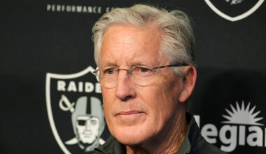 Seattle Seahawks Pete Carroll Las Vegas Raiders intro press conference 2025...