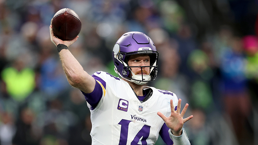 Seattle Seahawks Sam Darnold Minnesota Vikings December 2024...