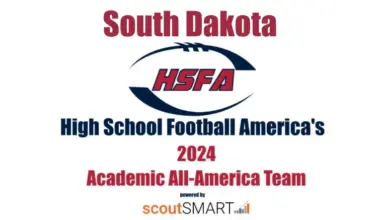 2024 High School Football America South Dakota Academic All-Americans