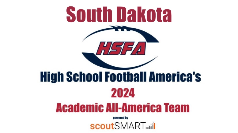 2024 High School Football America South Dakota Academic All-Americans