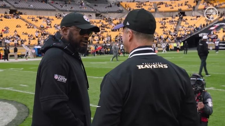 Mike Tomlin John Harbaugh Steelers Ravens division