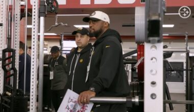 Steelers scouting process draft quarterback Tomlin sanders trade