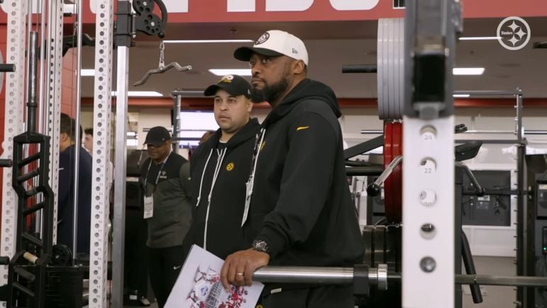 Steelers scouting process draft quarterback Tomlin sanders trade