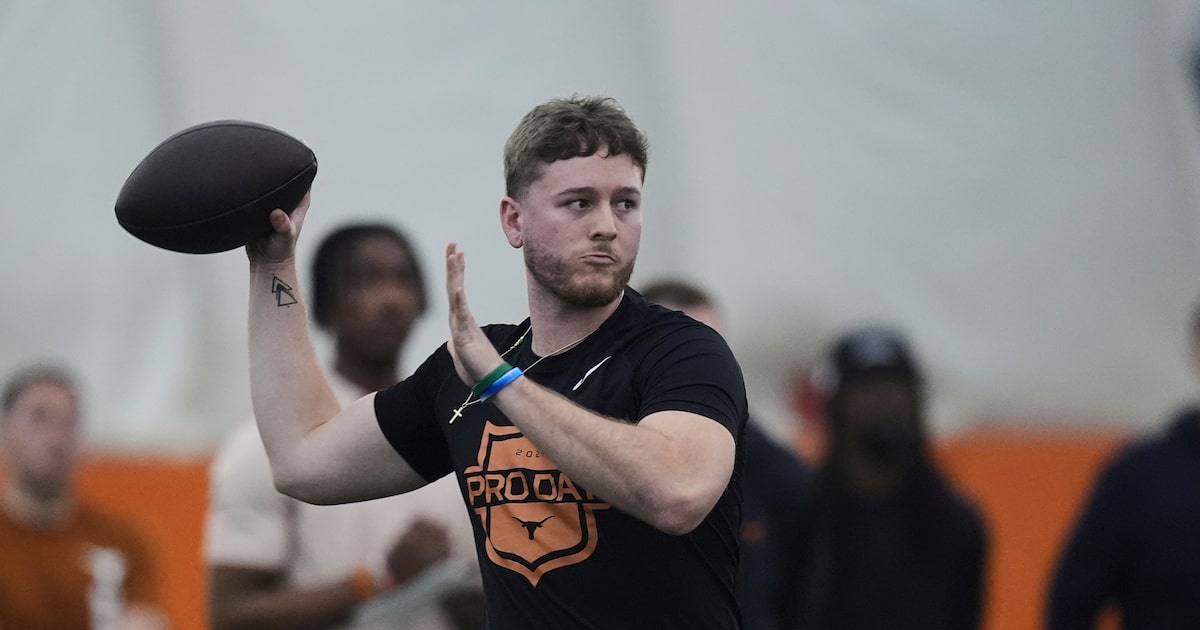 Quinn Ewers is past NFL draft slip, now the Dolphins QB is aiming to ‘go get noticed’