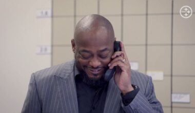 Mike Tomlin Derrick Harmon Draft call Cameron Heyward Steelers draft