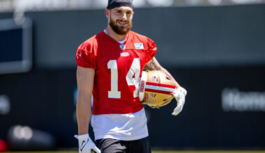 49ers WR Ricky Pearsall, S Ji'Ayir Brown Likely Sidelined Until Training Camp