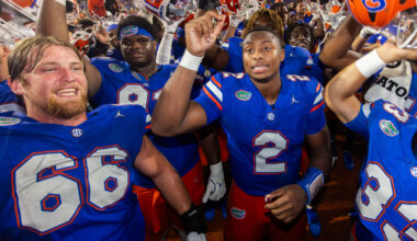 Florida Gators center Jake Slaughter (UAA Photo)