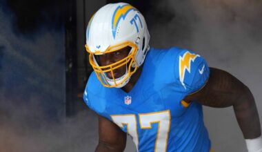 Chargers To Decline Zion Johnson's 5th-Year Option