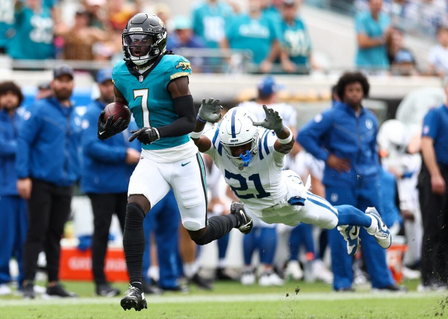 AFC Notes: Brian Thomas Jr, Will Levis, Jaguars, Texans, Titans