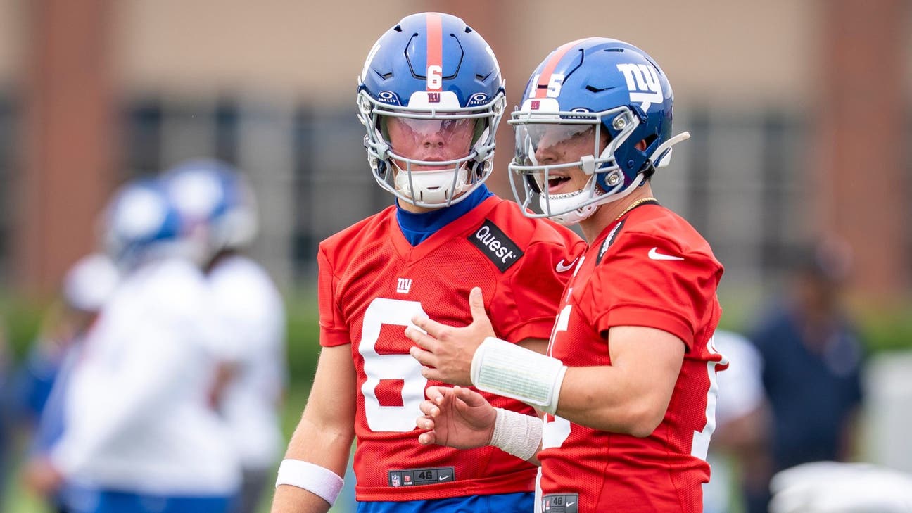 Giants OTAs Notes: QB snap counts, plus Jaxson Dart impressions - SNY