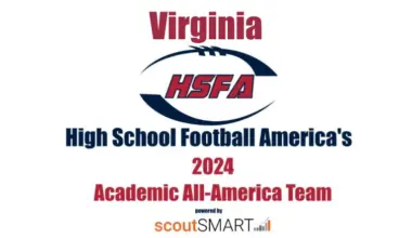 2024 High School Football America Virginia Academic All-Americans