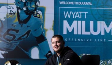 Wyatt Milum signing Jaguars contract