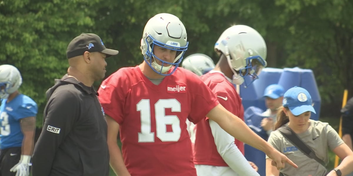 Detroit Lions finish first week of OTAs