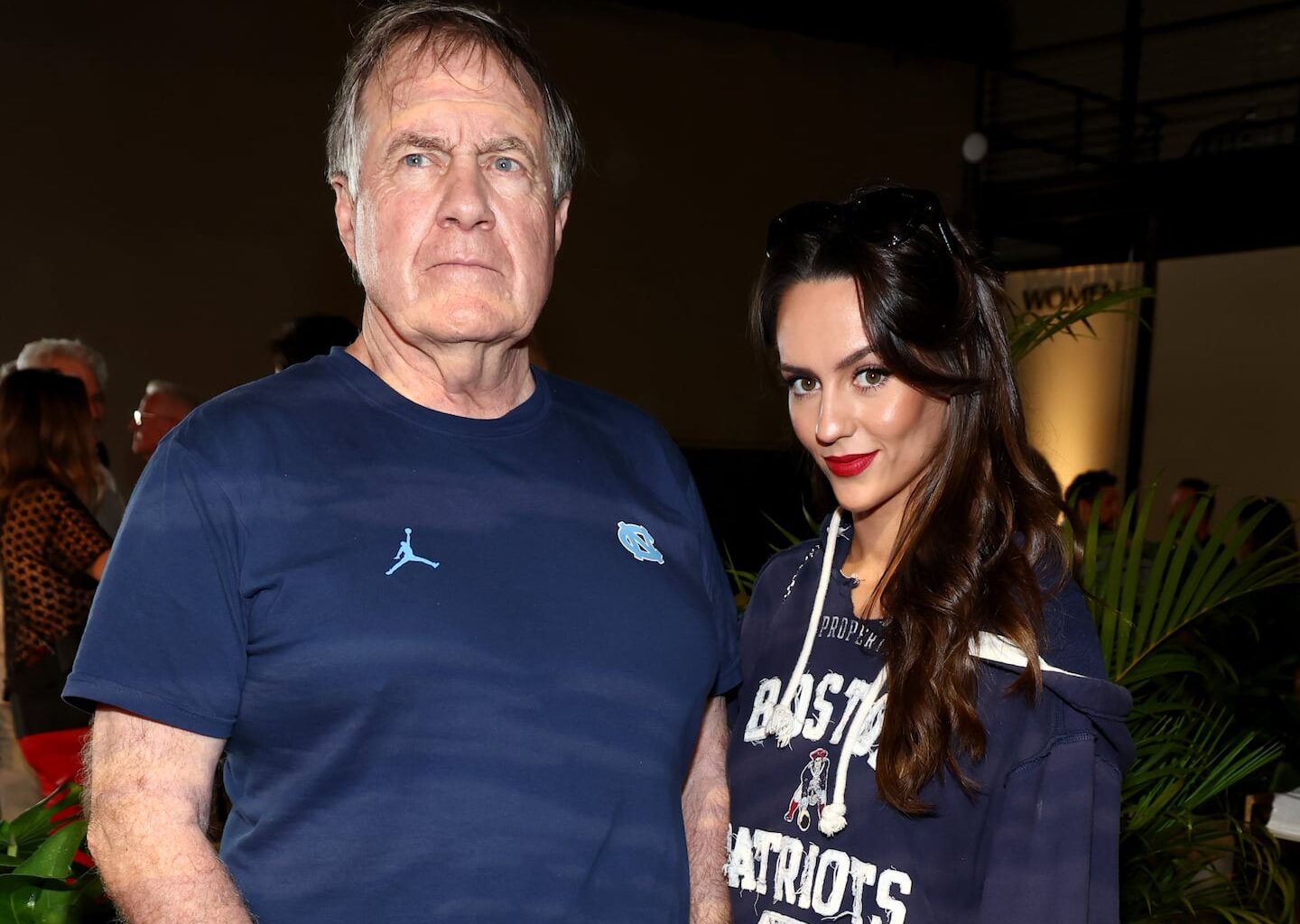 Bill Belichick and Jordon Hudson attended Michael Rubin's 2025 Fanatics Super Bowl Party at The Sugar Mill on Feb. 8 in New Orleans.