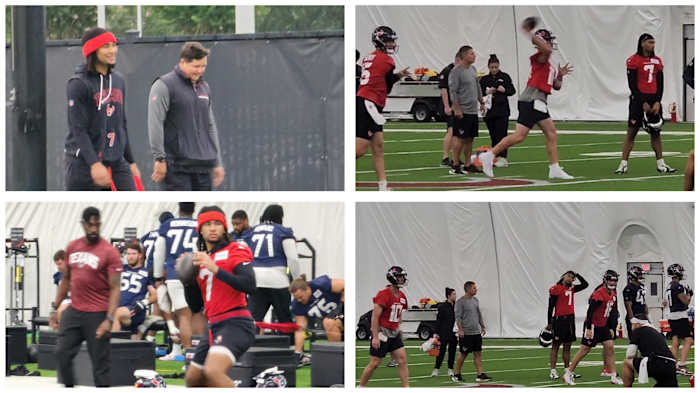 Texans’ C.J. Stroud not throwing due to tight pectoral, not considered serious: ‘No concerns whatsoever’