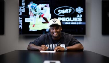 Raiders sign sixth-round pick DT JJ Pegues